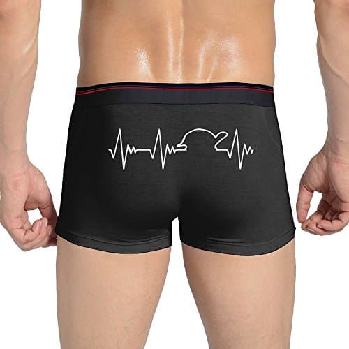 YWHmn Turtle Heartbeat 1 Men's Comfort Boxer Brief Basic Brief