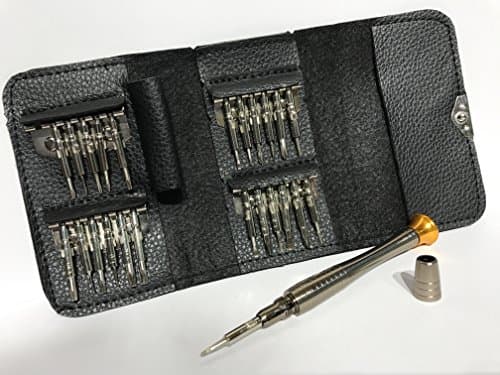 25 in 1 Precision Screwdrivers Set,Repair opening Tool Kit - Torx Phillips Screwdriver with Black Bag for Mobile Phone, PC Laptop, Macbook, Tablet , iPad, Computers by JustJollyCart