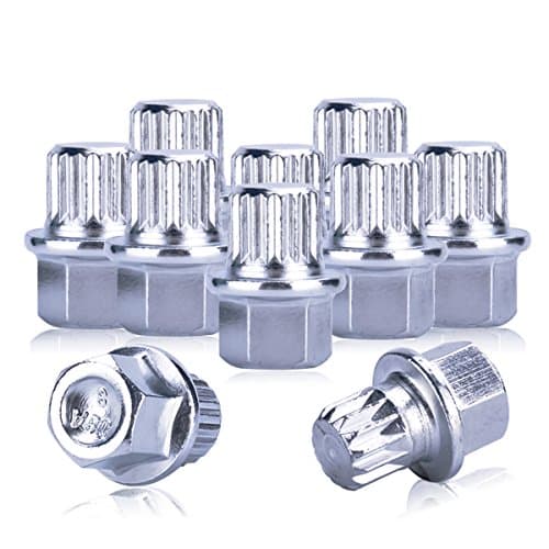 udiag Lug Nuts, Wheel lock key Auto Tools Tire Anti Theft Wheel Lock Screw Keys only for VW Vehicles (10PCS)