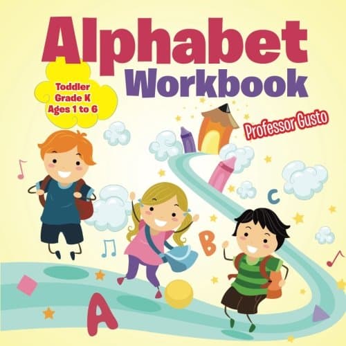 Cut and Paste the Alphabet Workbook | Toddler–Grade K - Ages 1 to 6