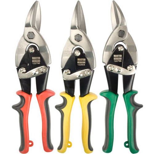 J S PRODUCTS 129314 Aviation Snip Set, 3-Pack