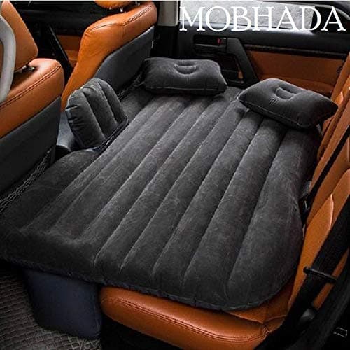 Mobhada Car Inflatable Mattress Air Universal Compression (Free 3 Separate Compression Sacks, 2Pillows 1 Puncture Kit, Powerful Electric Pump)