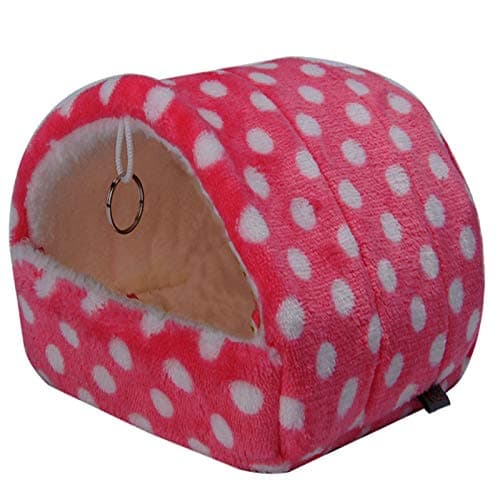 cmboom Pet Cage Hammock, Hamster Mouse Hammock, Guinea Pig Cage Accessories Bedding, Warm Hammock for Small Animal Parrot Sugar Glider Ferret Squirrel Hamster Rat Playing Sleeping