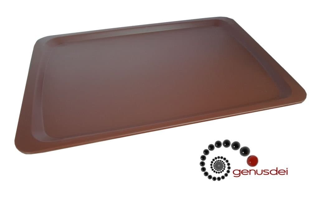 VASSOIO EURONORM CM.53X37 MARRONE