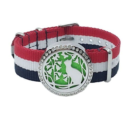 Animal Diffuser Bangle Stainless Steel Essential Oil Perfume Men Braid Bracelets