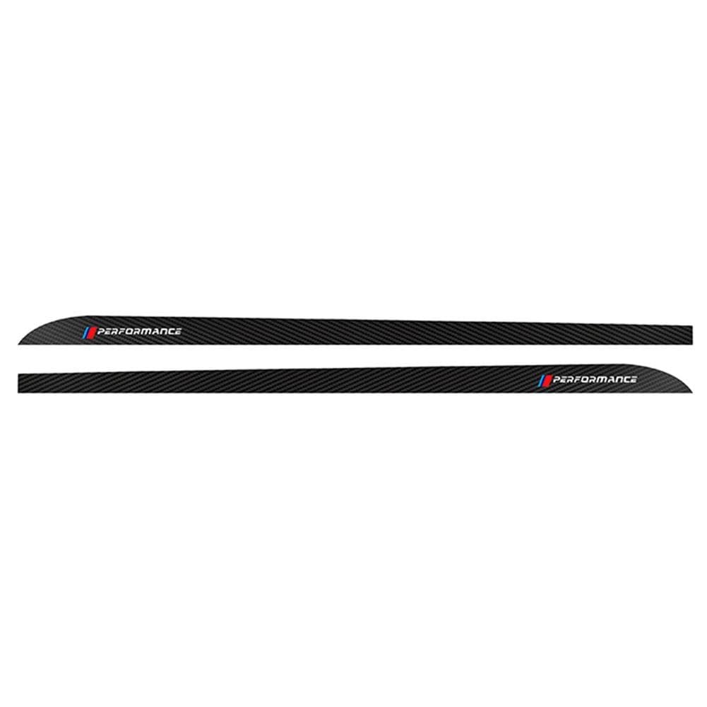 arthomer M Performance Colour Car Decal Graphic Side Stripe Set Side Skirt Sills Stickers For BMW F30 F31 F32 F33 F15 F16 F10 E60 E61 Carbon Fiber Vinyl Decals Bumper Window Side Skirt