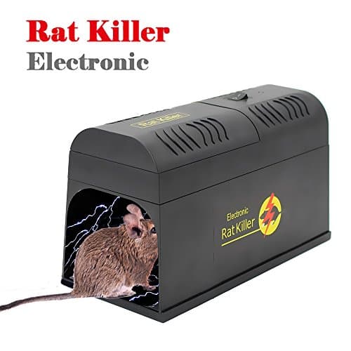 Seicosy Electronic Mouse Trap Humane Rodent Killer Trap Rat Control Electronic Live Rodent Trap Rat Mouse Rodent Zapper