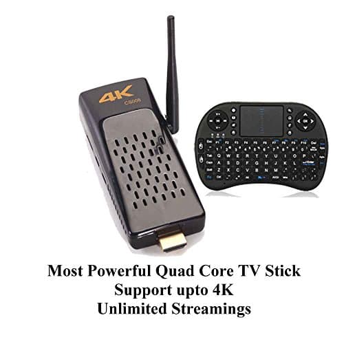 KUKELE Strongest TV STICK Android Media Player [Quad Core RK3288/2GB+8GB/4K/Instruction/Wireless Keyboard]