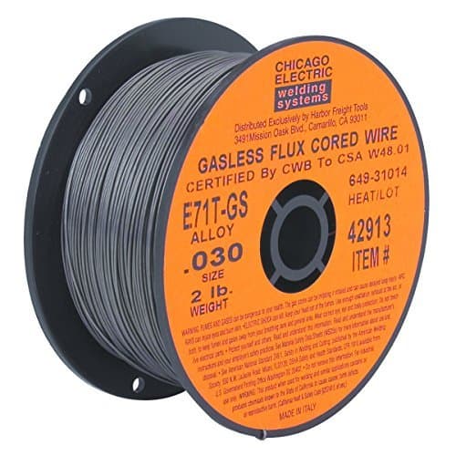 0.030 in. E71T-GS Flux Core Welding Wire, 2 lb. Roll Special by Chicago Electric Welding