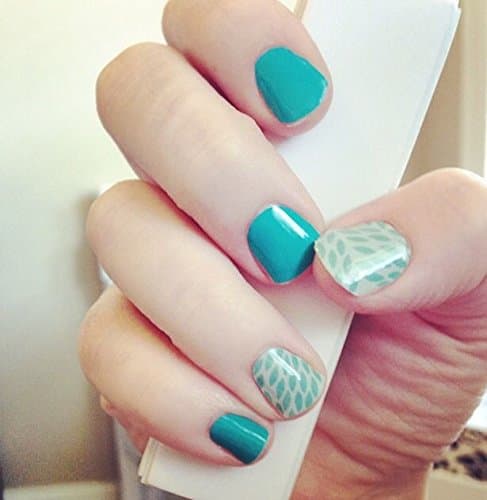 Half Sheet, Jamberry Wraps "Aquamarine" Nail Wraps