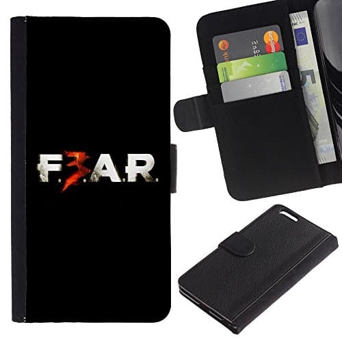 GIFT CHOICE / SmartPhone Cell Phone Leather Wallet Case Protective Cover for Apple Iphone 6 PLUS 5.5 // F3AR //