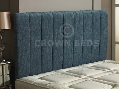 CROWNBEDSUKAPOLLO CHENILLE HEADBOARD 2ft6,3ft,4ft,4ft6,5ft,6ft Aqua, 4ft6 (Double)