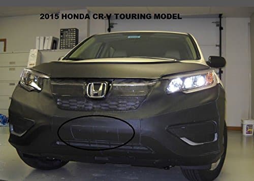 Lebra 2 piece Front End Cover Black - Car Mask Bra - HONDA CR-V CRV 2015 15 Touring Only