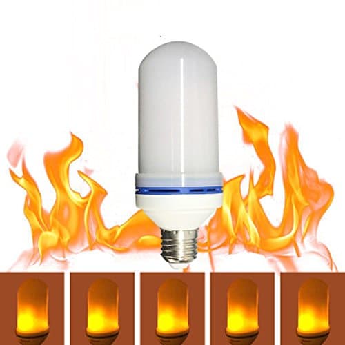 E26/ E27 LED Flame Effect Fire Light Bulbs for Decoration Lighting on Christmas Halloween Holiday Party