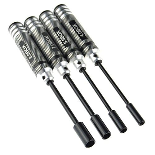 4PCS RC Repair Tools Flat Head Screw Drivers 4.0 5.5 7.0 8.0mm for RC Models Car Boat Airplane