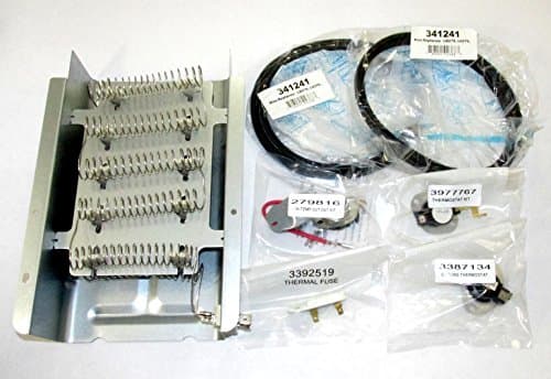 279838 REPLACEMENT DRYER HEATING ELEMENT, THERMAL FUSE, HI LIMIT, 2 - 92" BELT KIT AFTERMARKET BRAND