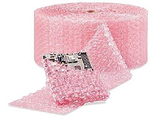 1/2" supplyhut Pink Anti-static Large Bubble Cushioning Wrap Padding Roll Cushion 500' x 12" Wide 500FT