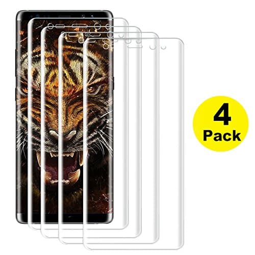 Galaxy Note 8 Screen Protector, [4 Pack] Taken One Full Coverage Screen Protectors for Samsung Galaxy Note 8 Ultra HD Clear Anti-Bubble Film with Galaxy Note 8 Screen Protector accessories 2017