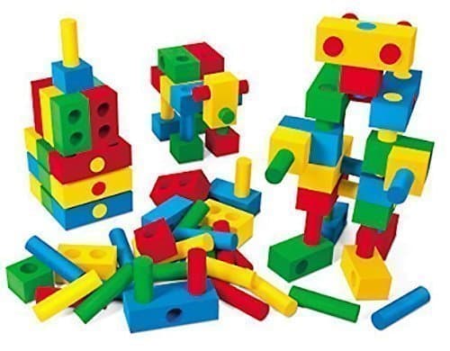 Verdes Foam Peg Blocks (60 Pieces) by Verdes