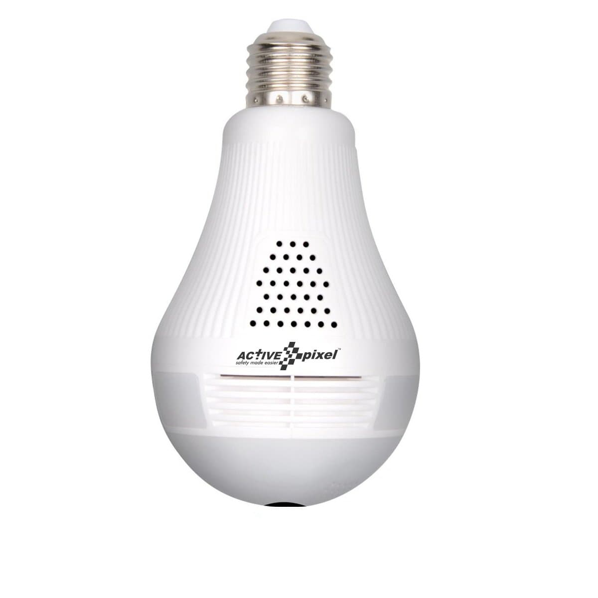 Active Pixel 960P HD 2MP Wireless WiFi Panoramic Fisheye Bulb Camera with Motion Detection