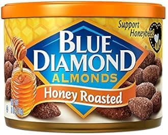 Blue Diamond Honey Roasted– 170 Gram Bag (Pack of 12)