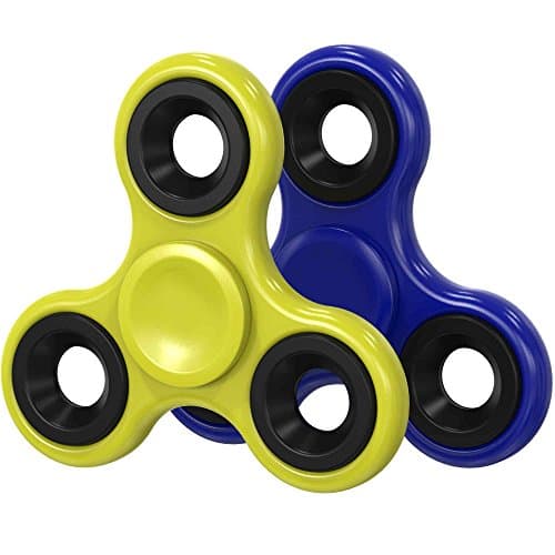 EXHEED P2 POW Series Hand Fidget Spinner Toy Prime - 2 Pack Blue and Yellow