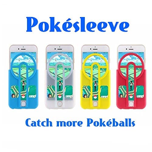 Premium Quality Pokemon Go Aim Assist Iphone 6/6s/or Iphone 7 or Samsung s7 Silicone Case. Capture Pokemon Fast While On The Move. Gain Accuracy, Effectiveness, High Scores.