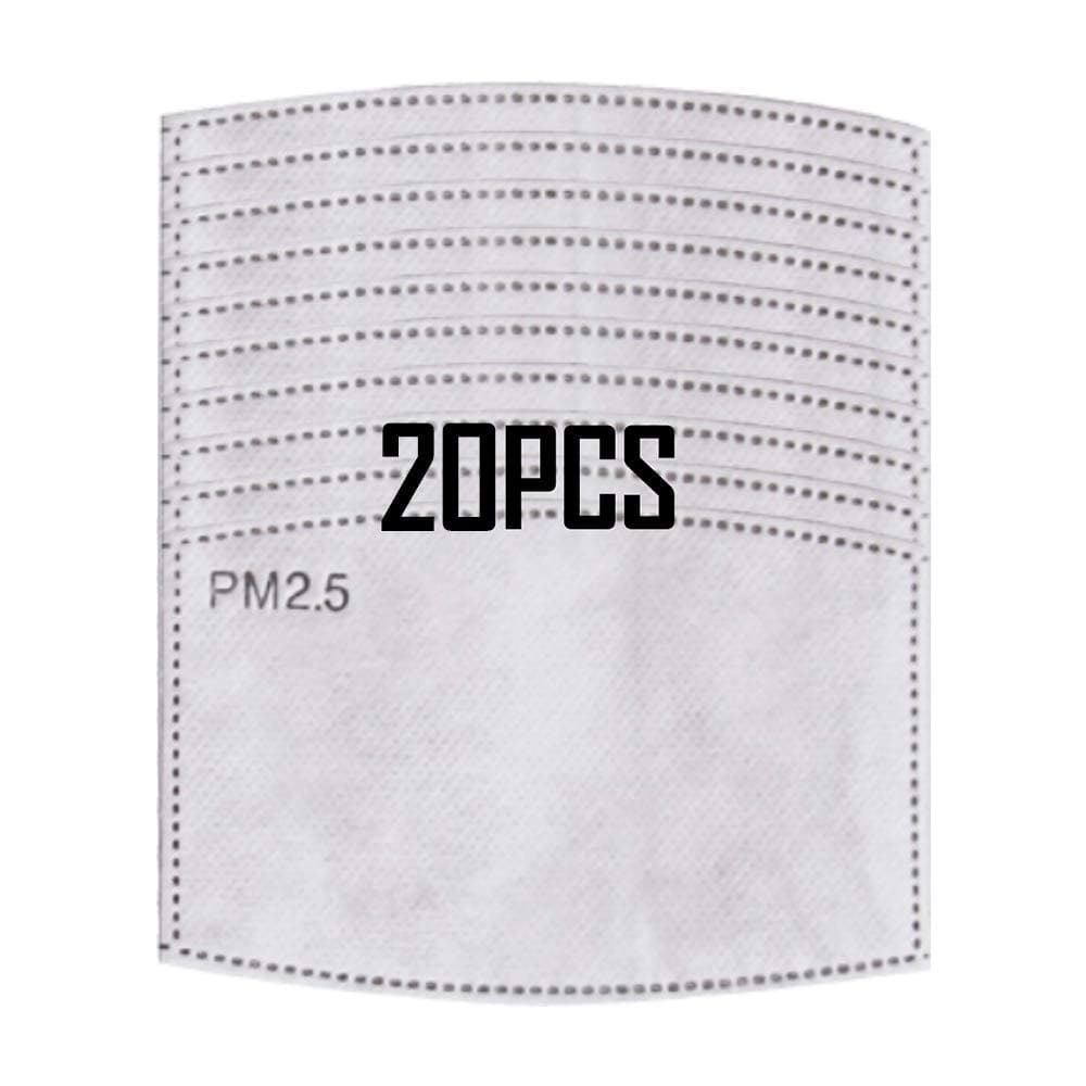 Vimoisa Dustproof PM2.5 Carbon Filter Four-layer Cotton Anti Dust Face Mask Mouth Cover Respirator for Outdoor(Mask Color Random)