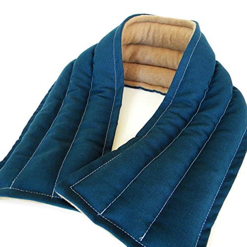Extra Long Neck Heating Pad, Rice Flax Filled Heated Pillow Wrap