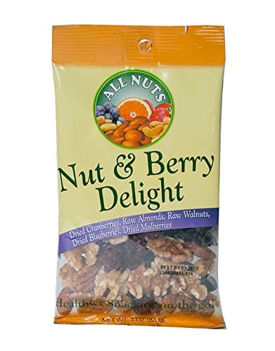 All Nuts 1 Pack Nut and Berry Delight Mix with Nuts Dried &amp; Berries 3.5oz Bag