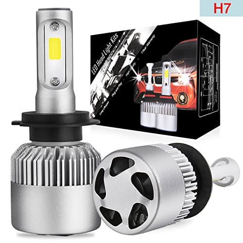 LED Headlight Bulbs Conversion Kit OFFROADTOWN H7 OSRAM Chip 10000 Lumen Extremely Bright 100w Cool White 6000K
