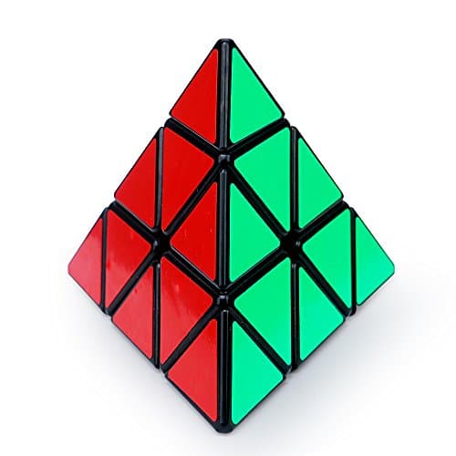 JUJUISM Pyraminx Stickerless Speed Cube Triangle Cube Puzzle