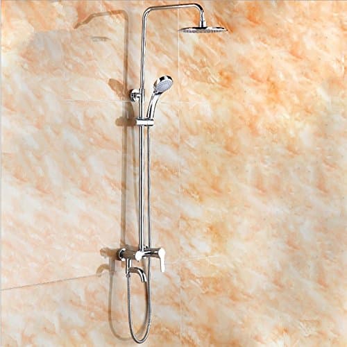 TOU Copper Concealed Third Gear Shower Set,Silver