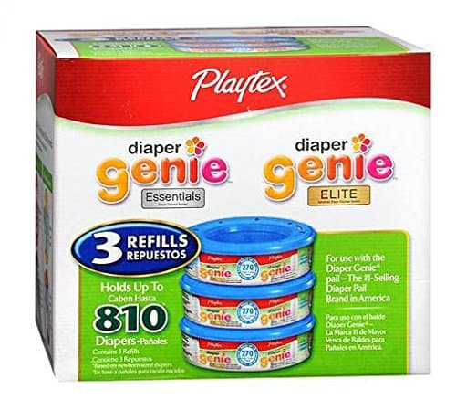 Playtex Diaper Genie II Disposal System Refills 3 Pack 3.0ea (pack of 2)