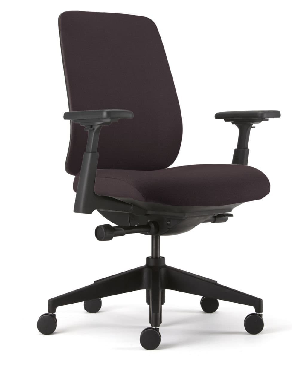 Haworth Lively Task Chair Forward Tilt-Back Lock/Adjustable Seat - 4-D Arms - Lumbar Support