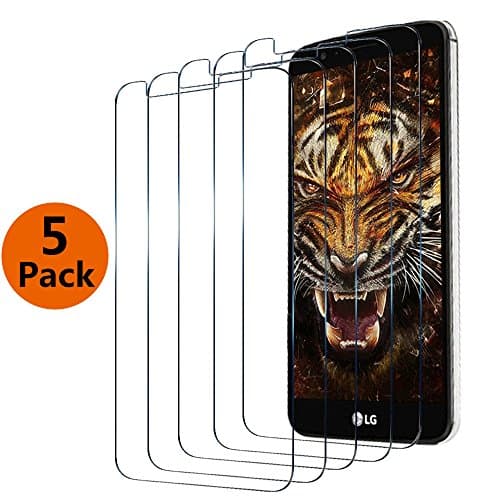 LG Stylo 3 Screen Protector, LG Stylo 3 Plus Screen Protector, Taken One (5 Packs) LG Stylo 3 / Stylo 3 Plus Tempered Glass Screen Protector [VALUE-PACK]