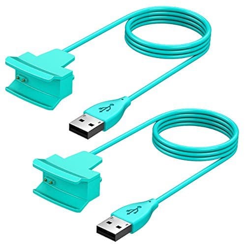 Cablor 2PCS Charger for Fitbit Alta, 30cm Fitbit Smartwatch Alta USB Charging Cable for Fitness Tracker Fibit Alta Band Wireless, Quality Power Charging Cord (No reset button), Green