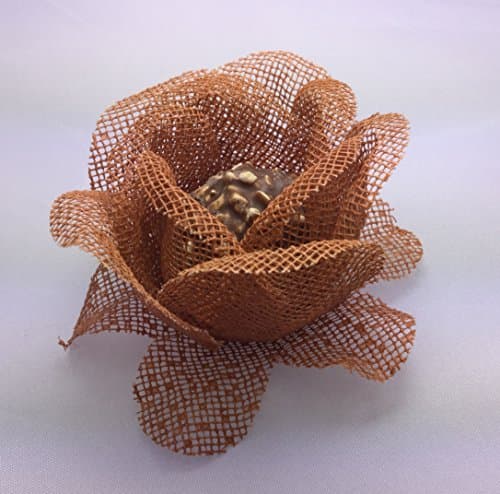 Truffle Mini cupcake Wrappers Fabric cupcake liner Chocolate Wrapper Handmade truffle Liners, Truffle Wrappers party pack for Wedding, baby shower, brigadeiro party supplies 15 count Brown