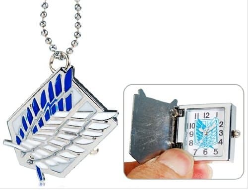 Anime Attack on Titan Design Necklace Watch