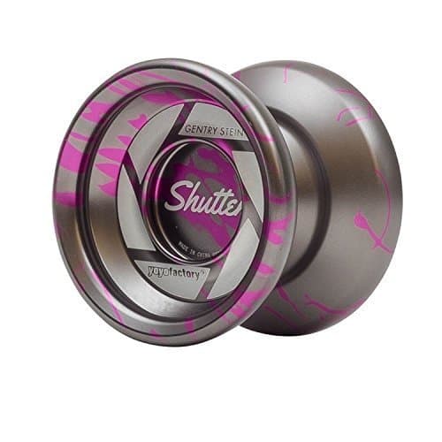 Shutter Grey With Purple Splash Yo Yo From YOYOFactory Gentry Stein Edition by Shutter Splash