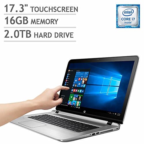 2016 NEW Model HP Envy 17.3" Full HD High Performance Premium Touchscreen Laptop Computer- Quad-Core i7-6700HQ Processor, 16GB RAM, 2TB HDD, DVD Burner, Backlit Keyboard, Wireless AC, Windows 10