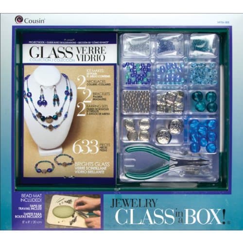 Jewelry Basics Class In A Box Kit, Bright Glass by Jewelry Basics