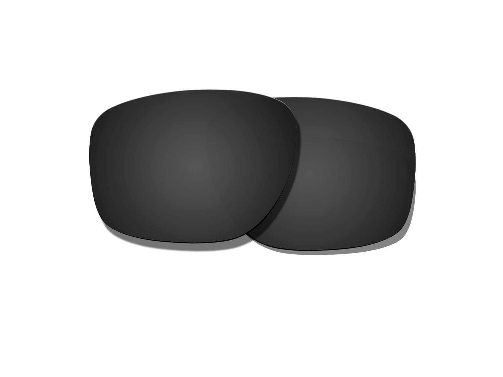Black Polarized Replacement Lenses Compatible with Oakley Sliver Sunglasses