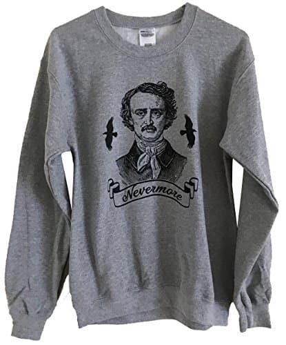 Friendly Oak Unisex Edgar Allan Poe Sweatshirt
