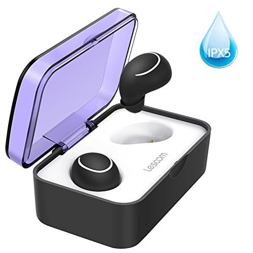 Truly Wireless Earbuds, in Ear Bluetooth 5.0 Headsets Sweatproof True Wireless Headphones Noise Cancelling Earphones Built-in Mic for iPhone iPad Smartphones