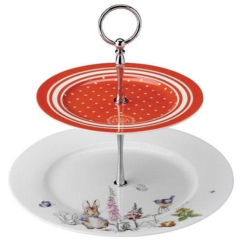 Stow Green Beatrix Potter Peter Rabbit Classic Two Tier Cake Stand Gift Boxed