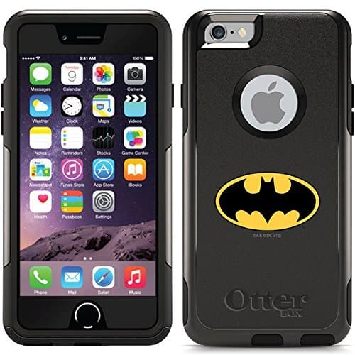 Batman - Emblem design on Black OtterBox Commuter Series Case for iPhone 6 and iPhone 6s