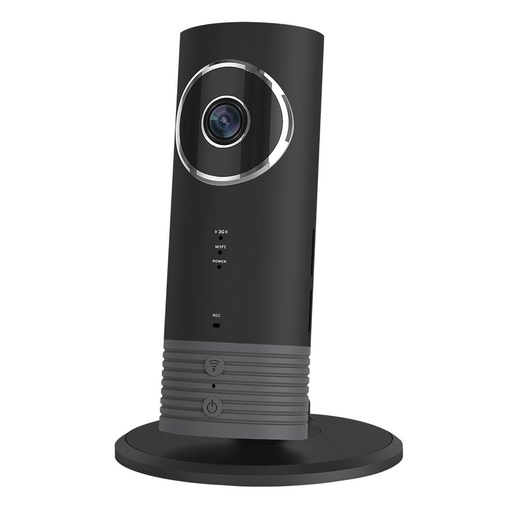 Clever Dog Wireless 3G＆WiFi Camera Support 3G SIM Card,Work Through 3G SIM Cellular Data Automatically While Without WiFi,Surveillance Security Camera,Remote Monitor for iOS Android Devices (Black)