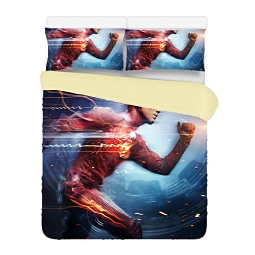 Custom The Flash 3 Piece Duvet Cover Bedding Set Queen Size 200x230CM