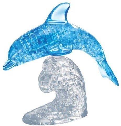 D.I.Y Crystal Dolphin Puzzle - 39 Pieces 3D